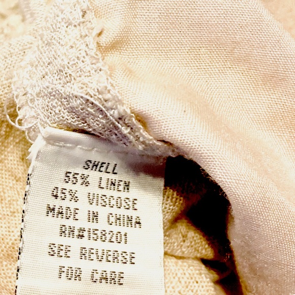 Angel Kiss Women's Size XL Khaki Elastic Waist Linen Shorts *NWT* - Picture 7 of 8